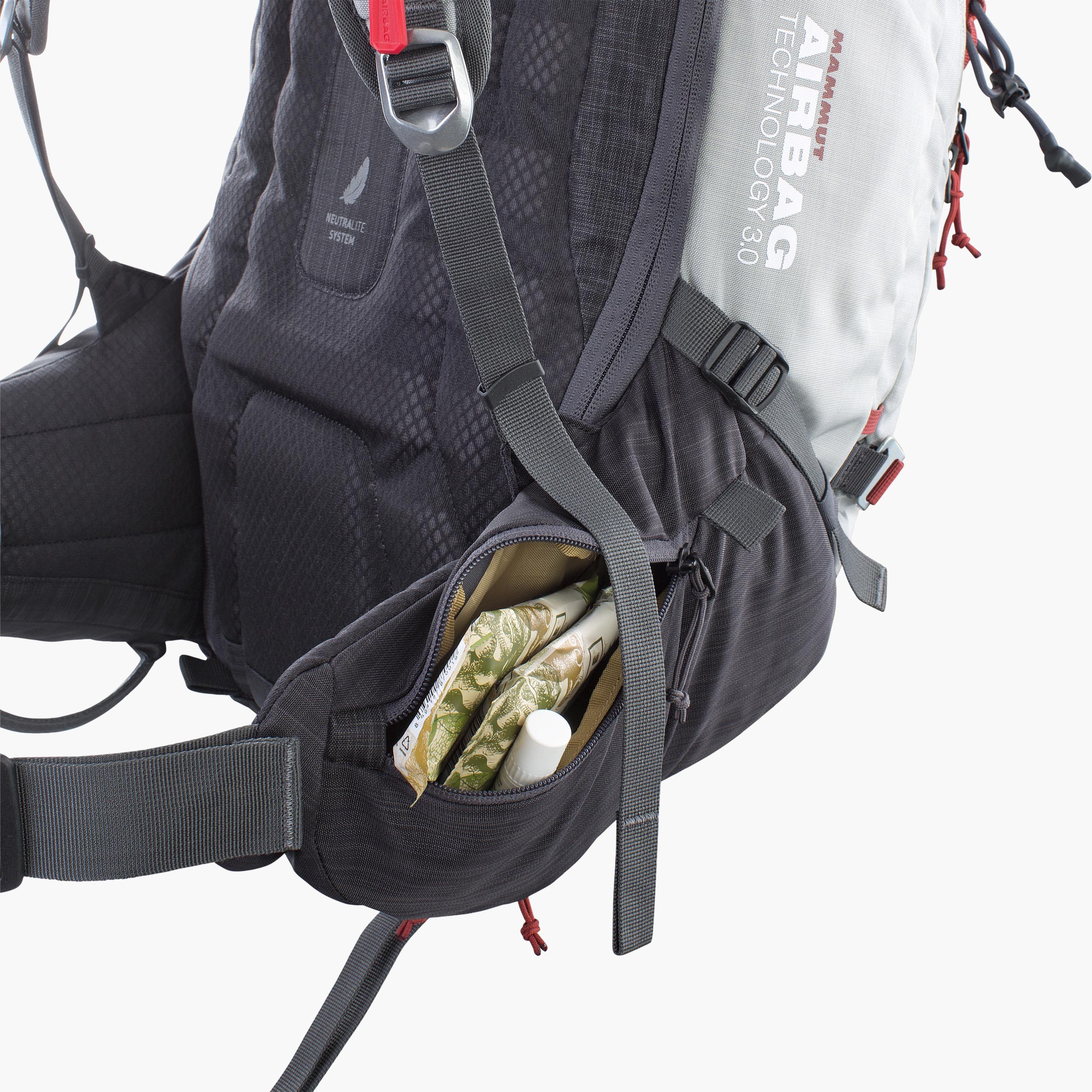 LINE R.A.S. 30 - Comfortable freeride backpack compatible with MAMMUT R.A.S. avalanche airbag