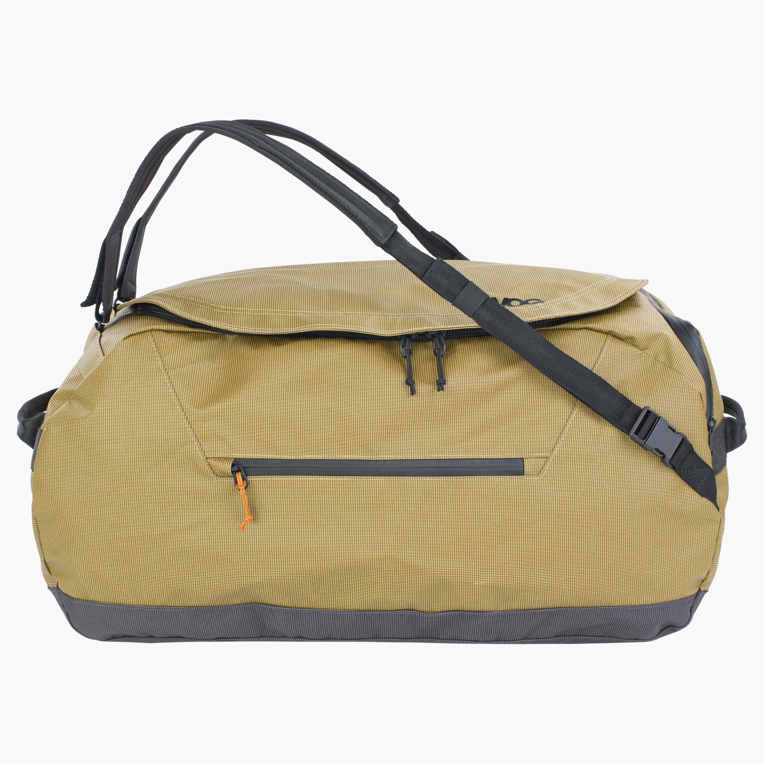 DUFFLE BAG 60 - Very robust, light and water-repellent travel bag with detachable backpack straps