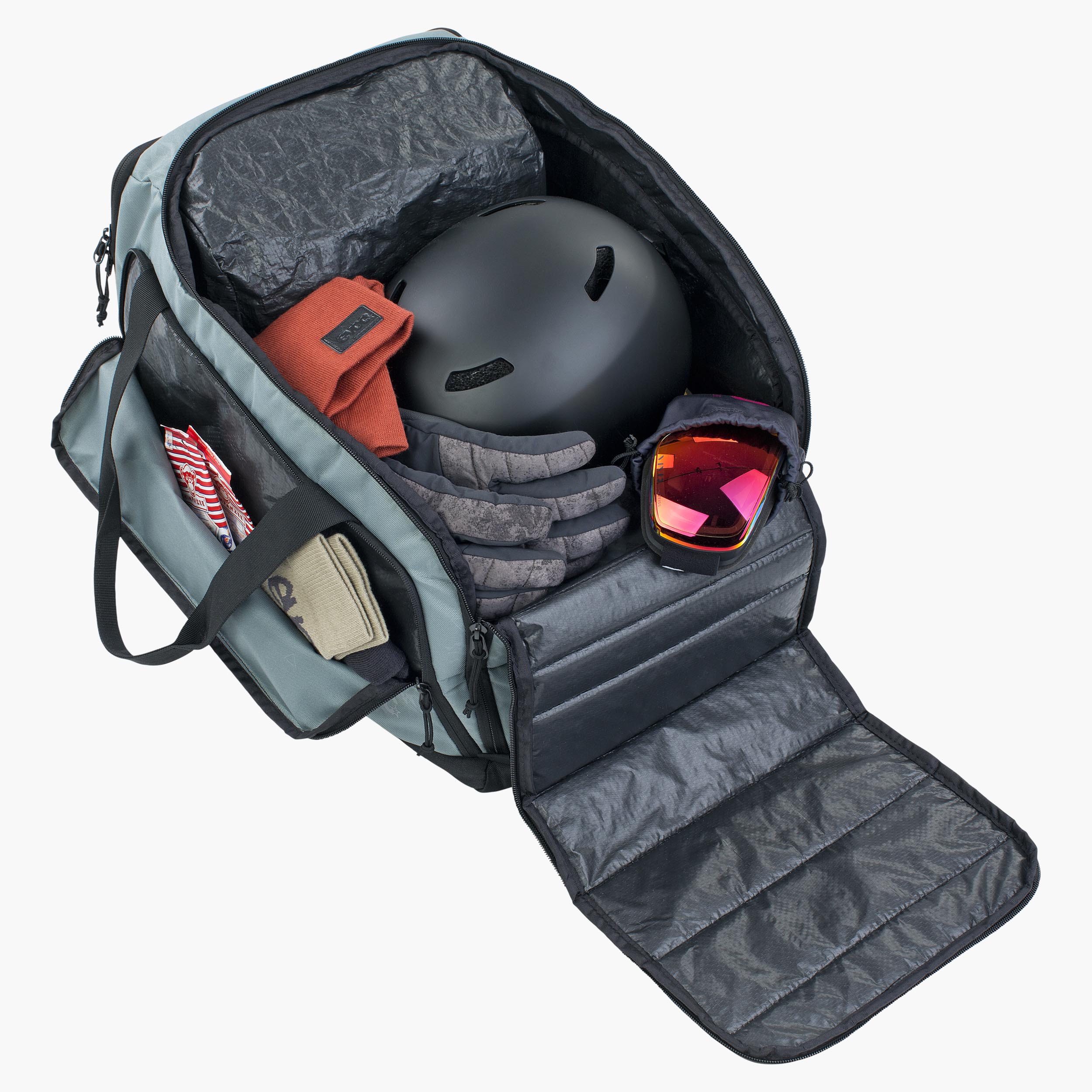 GEAR BAG 35 - Stabile, individuell unterteilbare Material-Tasche für Schnee-oder Bike-Abenteuer