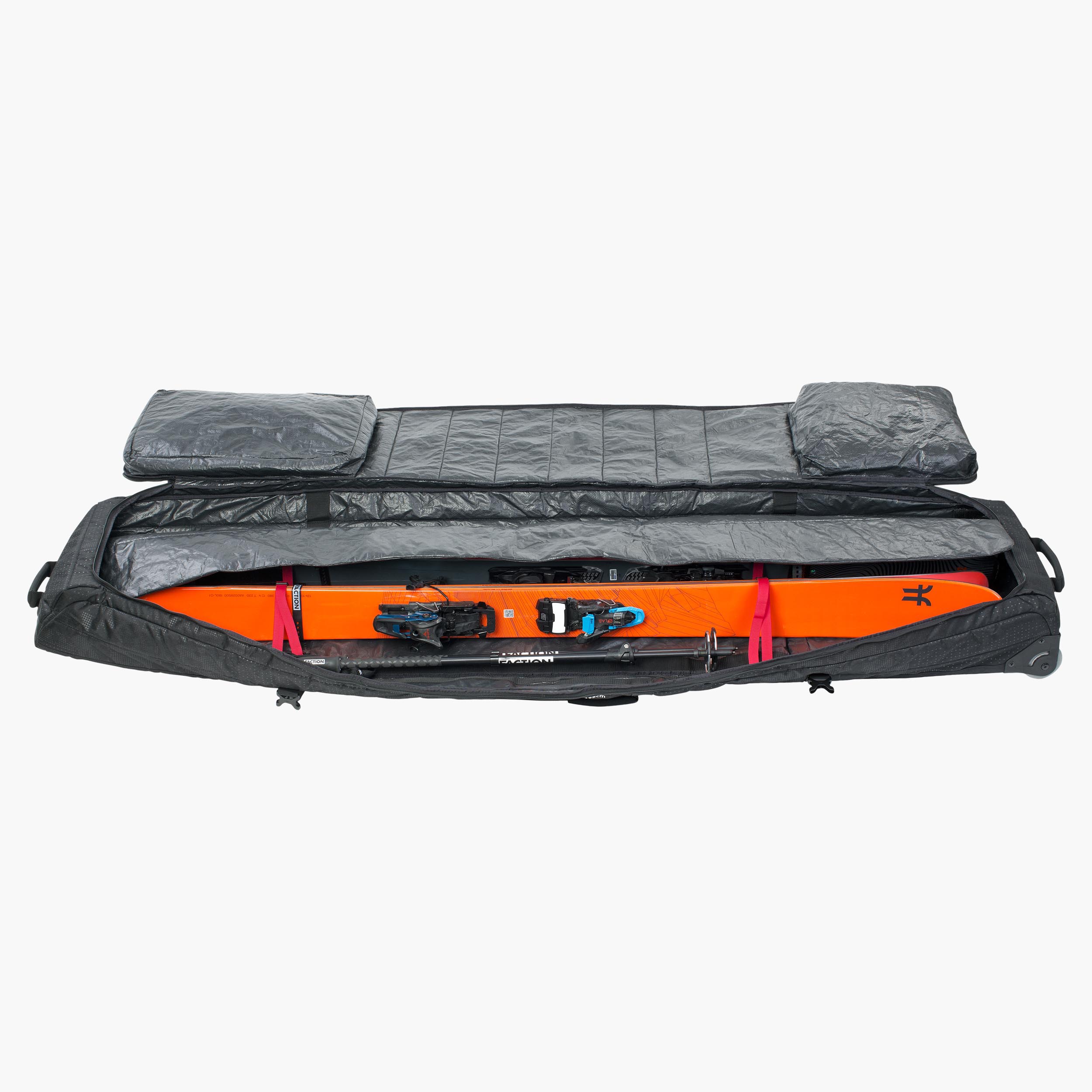 SNOW GEAR ROLLER - Convenient snowboard and ski bag for safely transporting winter sport equipment