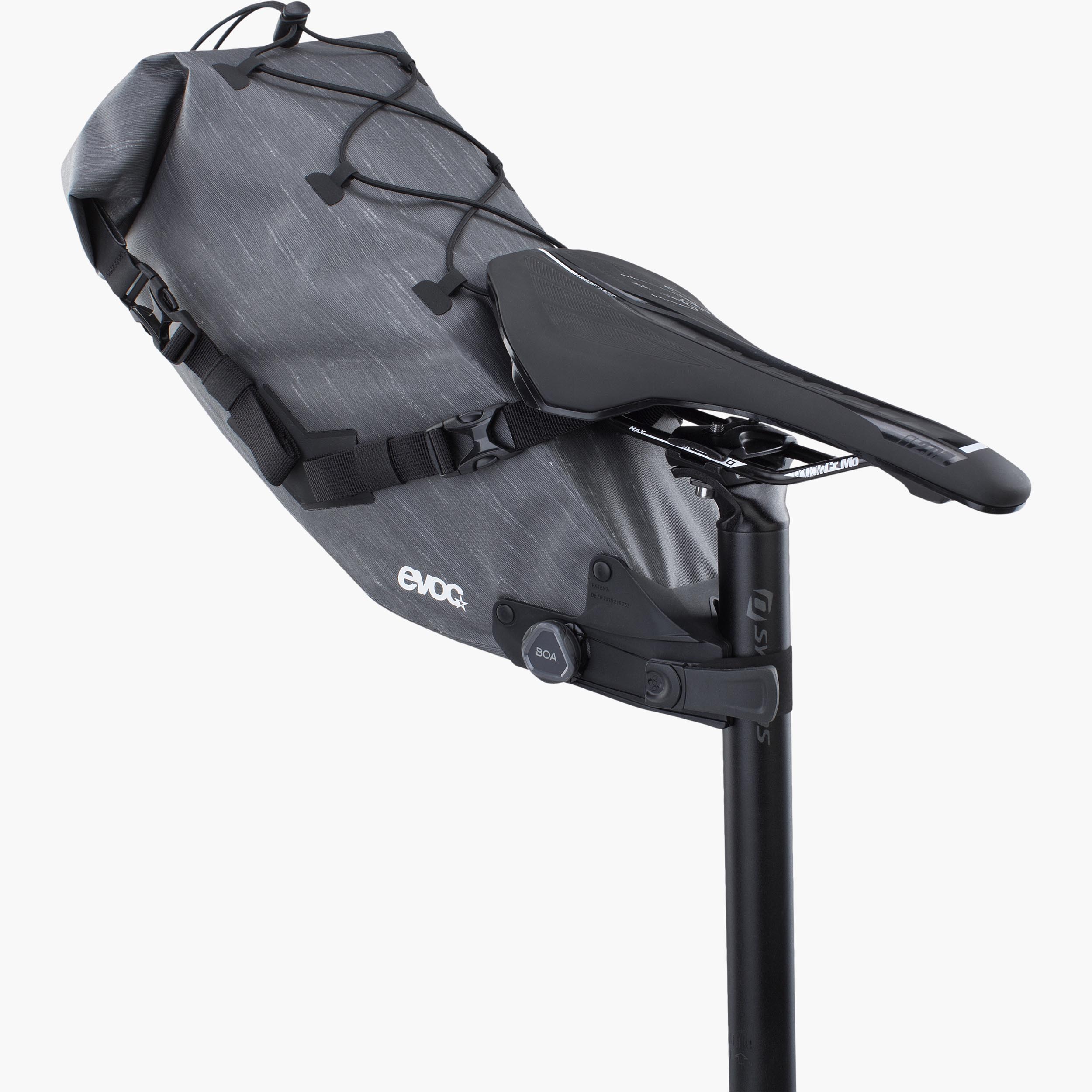 SEAT PACK BOA WP 6 - Fully waterproof saddle bag with adjustable volume