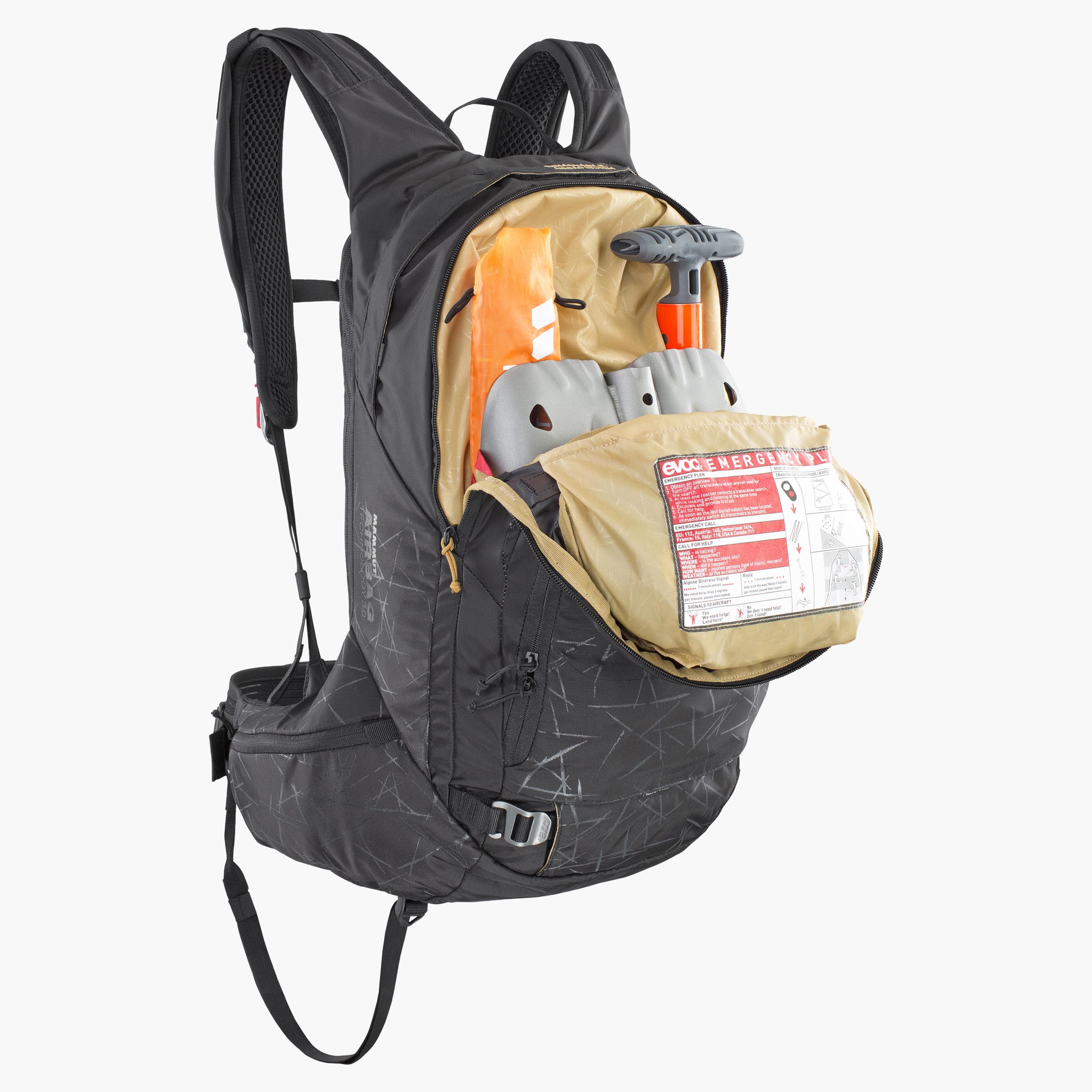 LINE R.A.S. PROTECTOR 22 - Compact avalanche airbag backpack with back protector and excellent fit