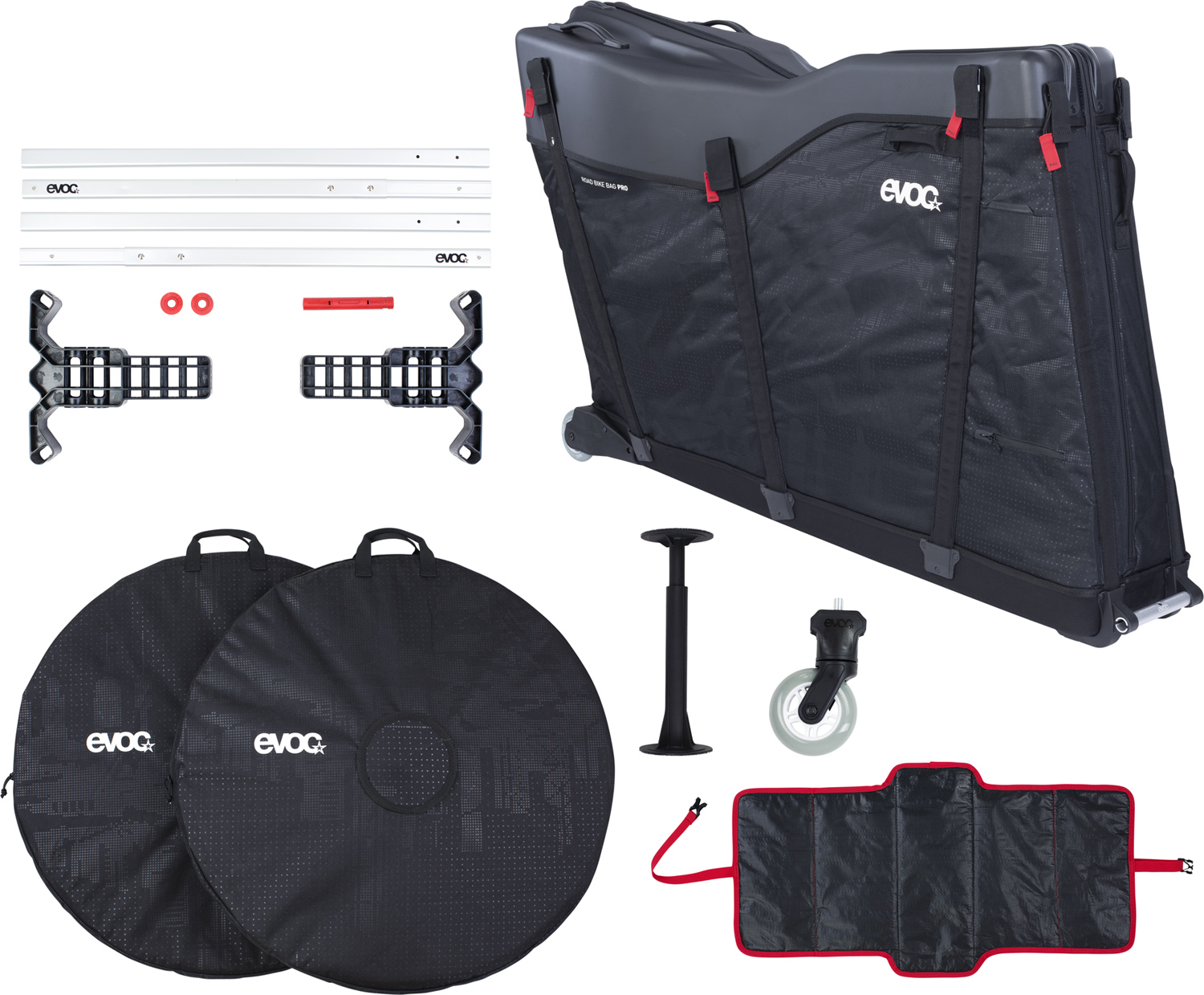 ROAD BIKE BAG PRO - Fahrrad-Transporttasche für das sichere und komfortable Verstauen von Renn- und Triathlonrädern