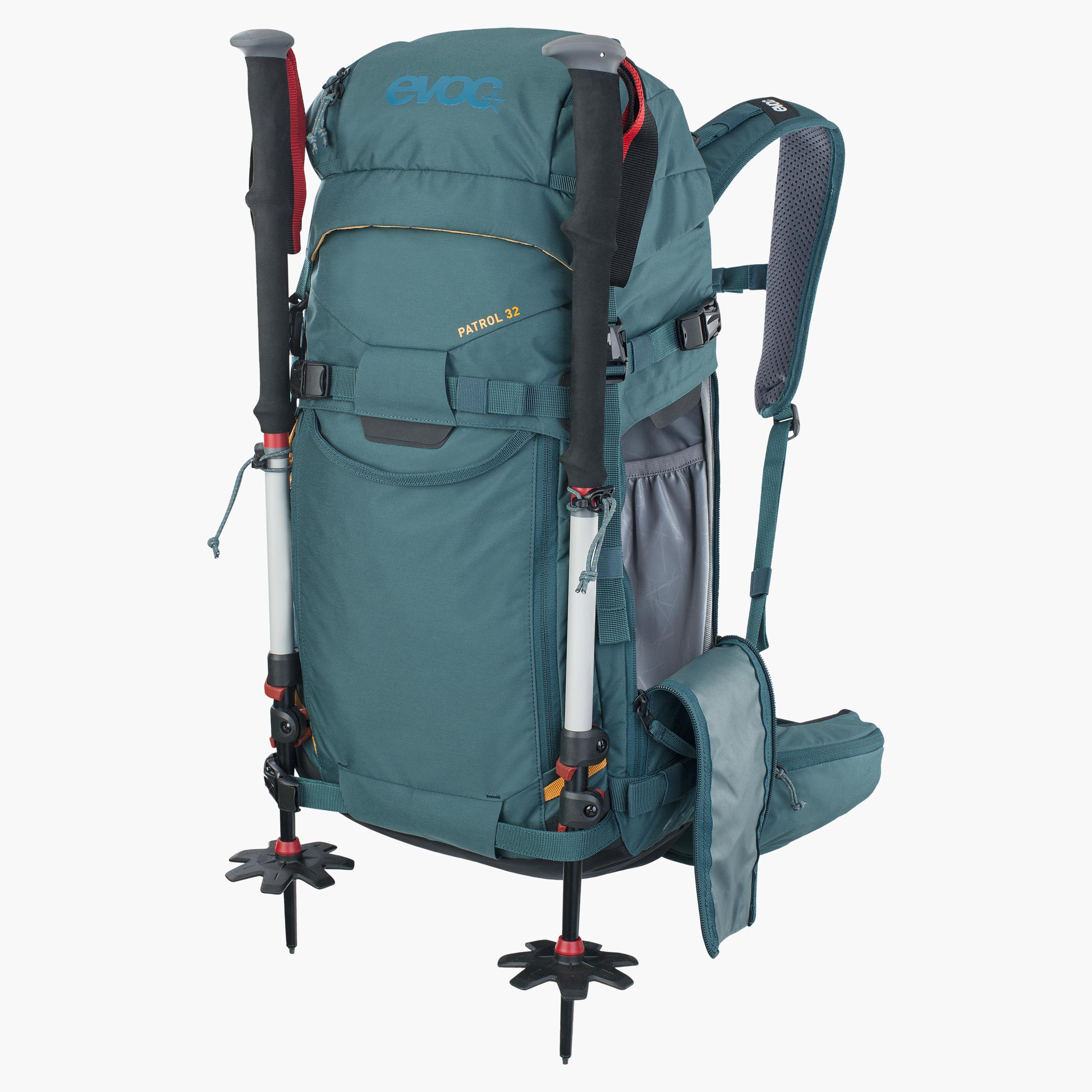 PATROL 32 - Comfortable 32l ski touring backpack with access via the top and side