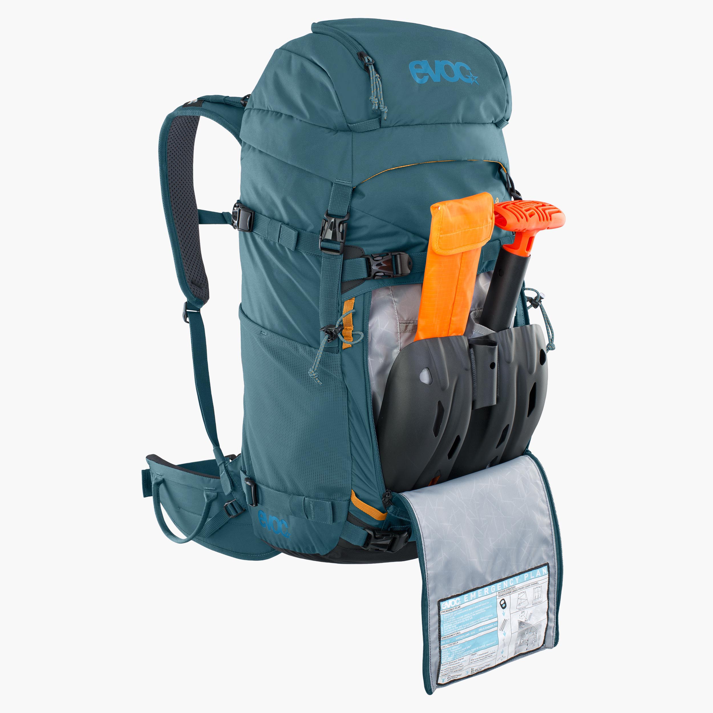 PATROL 40 - Comfortable 40l ski touring backpack with access via the top and side