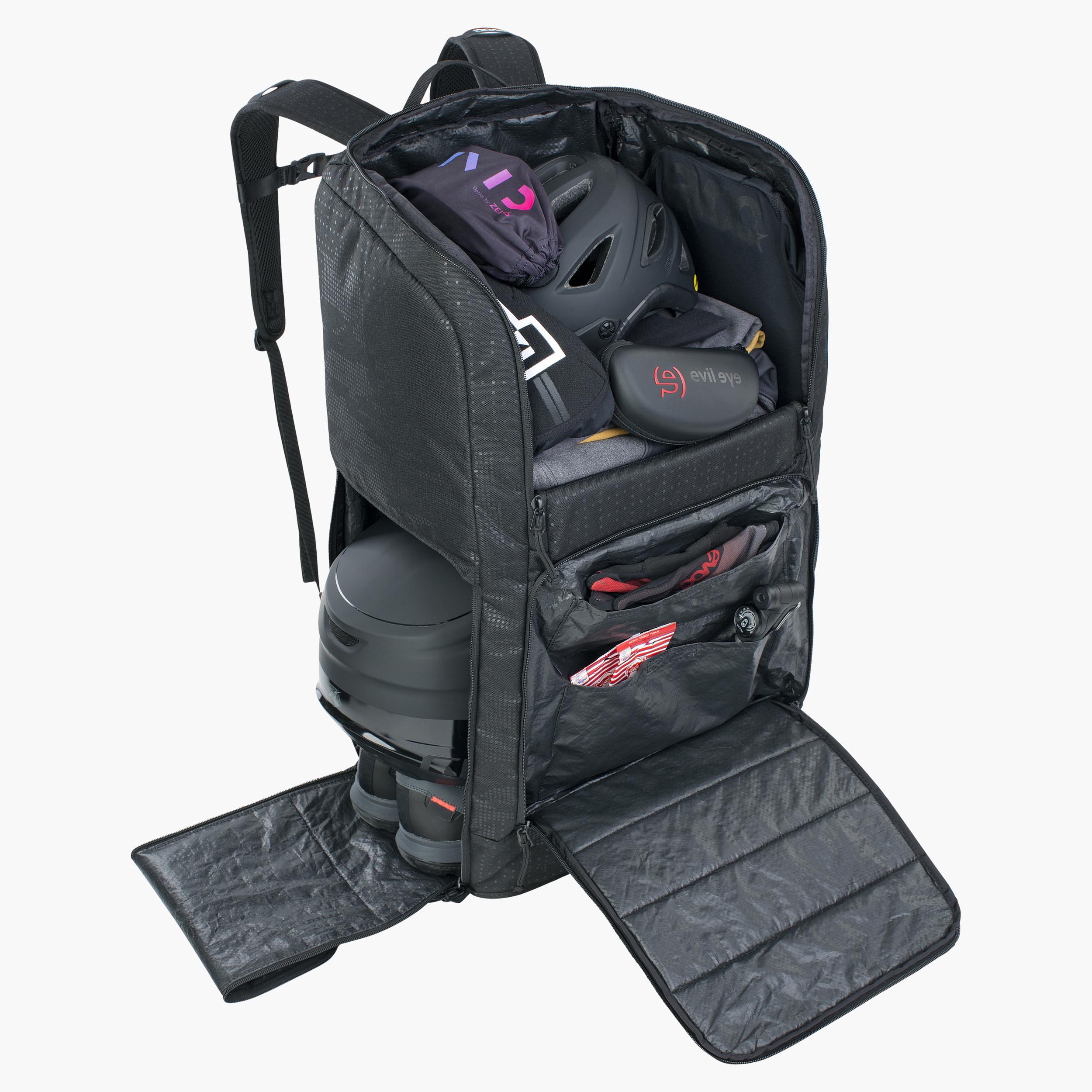 GEAR BACKPACK 90 - Perfekt organisierter Material-Reise-Rucksack mit sehr viel Stauraum