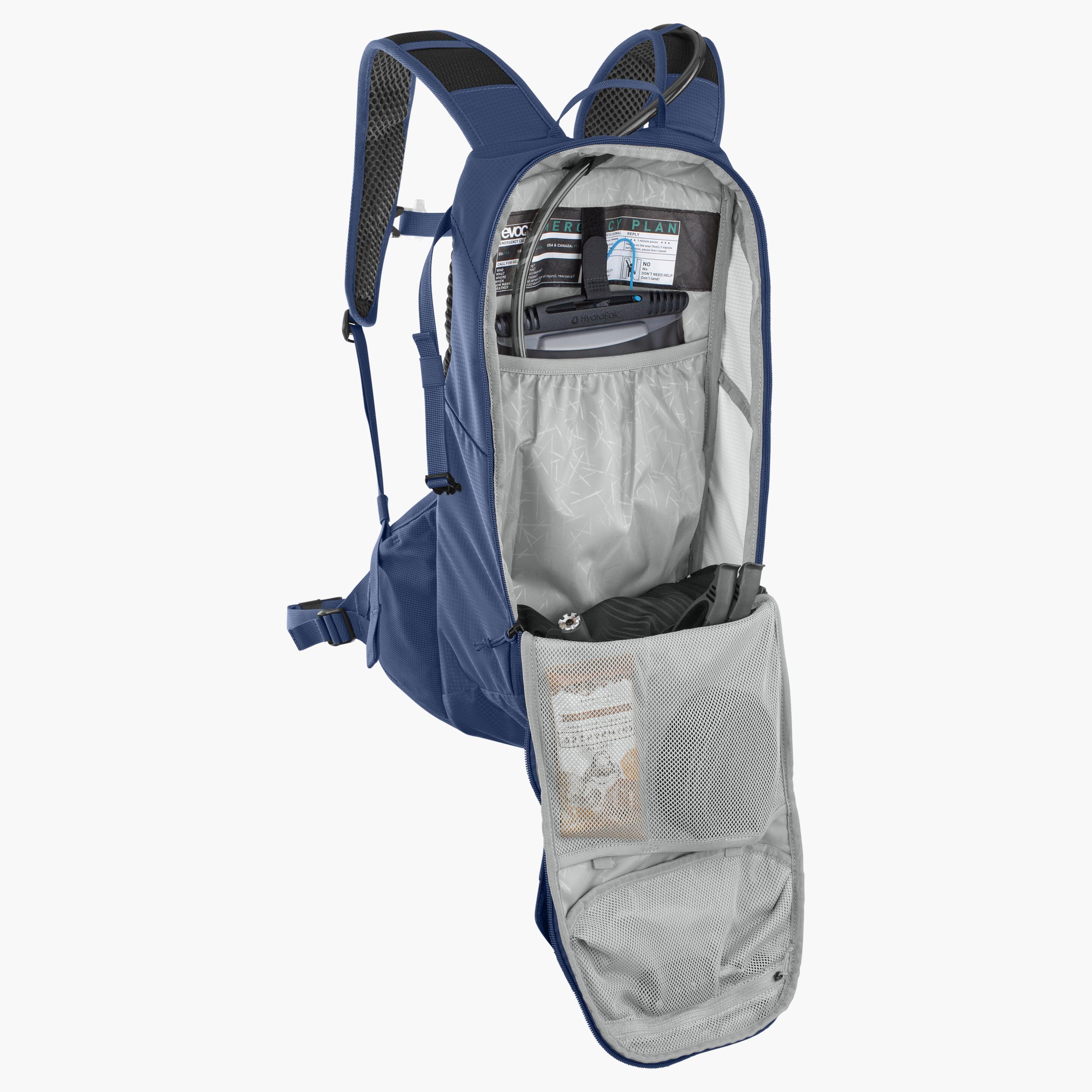 RIDE 12 + HYDRATION BLADDER 2 - Versatile backpack with perfect fit and comfortable space with hydration bladder 