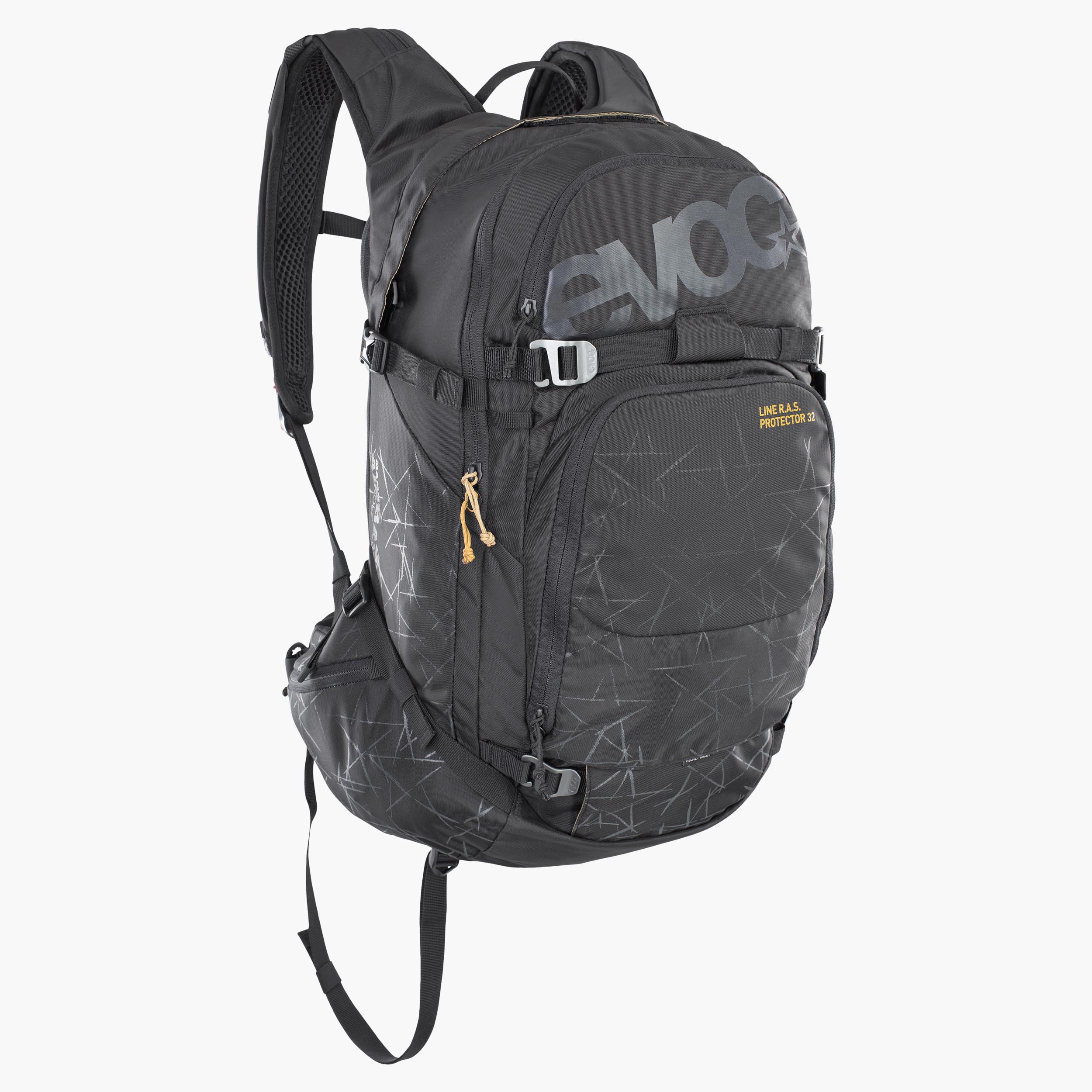 LINE R.A.S. PROTECTOR 32 - Generously spacious avalanche airbag backpack with removeable back protector