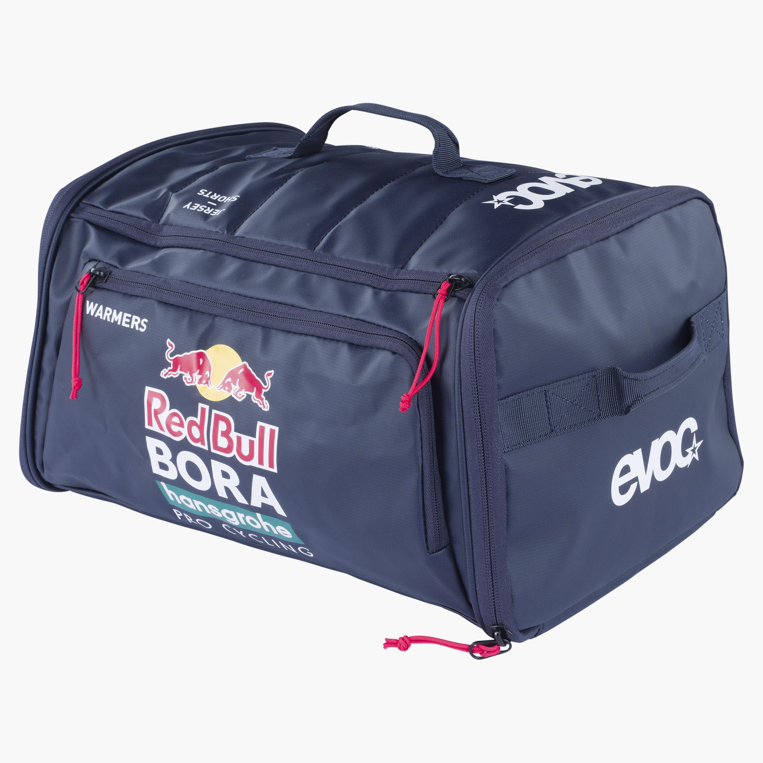 RAIN BAG - Red Bull - BORA - hansgrohe  - Tasche, perfekt organisiert und entwickelt, um den Bedürfnissen des Red Bull - BORA - hansgrohe WorldTour-Radsportteams gerecht zu werden, bereit für jedes Wetter